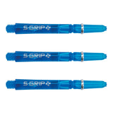 Harrows Supergrip Spin Dart Stems Shafts Aqua Medium length variant image