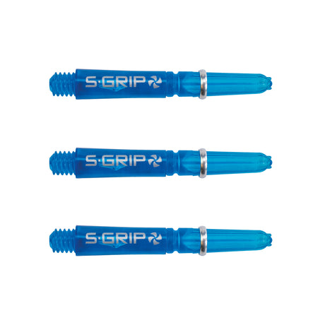 Harrows Supergrip Spin Dart Stems Shafts Aqua Short length variant image