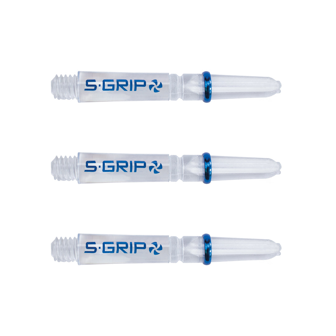 Harrows Supergrip Spin Dart Stems Shafts Clear Short length variant image