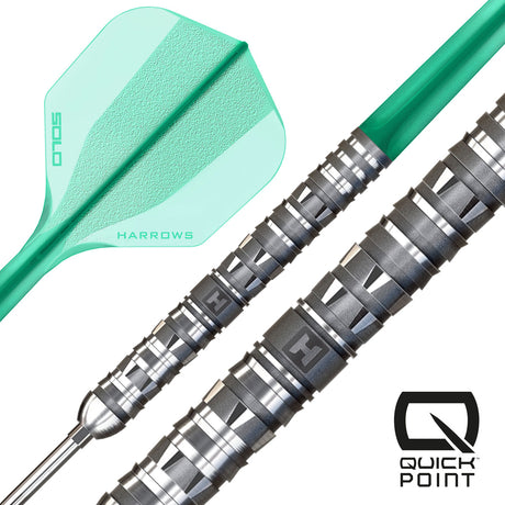 Harrows Torrent Parallel Quick Point 90% Tungsten Steel Tip Darts