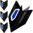 Harrows Velos Dark Blue Dart Flights main image on a white background.