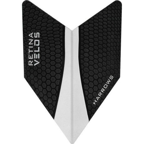 Harrows Velos Retina Clear Dart Flights main image on a white background.