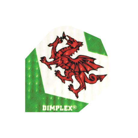 Harrows Welsh Dragon Dart Flights main image on a white background.