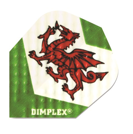 Harrows Welsh Dragon Dart Flights main image on a white background.