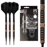 Harrows Wolfram Trinity Soft Tip Darts main product image showing the darts, packaging, flights, shafts, and included accessories