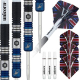 The Machine James Wade Two-Tone 90% Tungsten Steel Tip Darts by Unicorn
