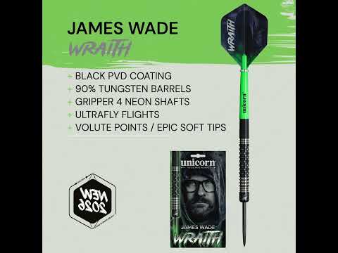 Unicorn Wraith James Wade Phase 2 90% Tungsten Steel Tip Darts