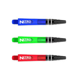 3 x Sets Nitrotech Multi Pack 2 Dart Stems main product image showing the stems, packaging, and included contents