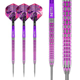 Adam Sevada Steel Tip Darts complete dart overview image showing the full barrel profile and design from multiple angles