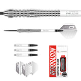 Contents of the Amari darts box including flights, shafts and accessories