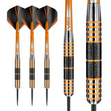 Multiple angle view of the Amberjack 11 dart barrel profile and design