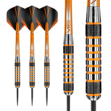 Multiple angle view of the Amberjack 7 dart barrel profile and design