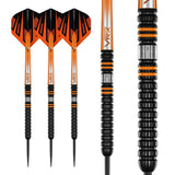 Multiple angle view of the Amberjack Pro 1 dart barrel profile and design