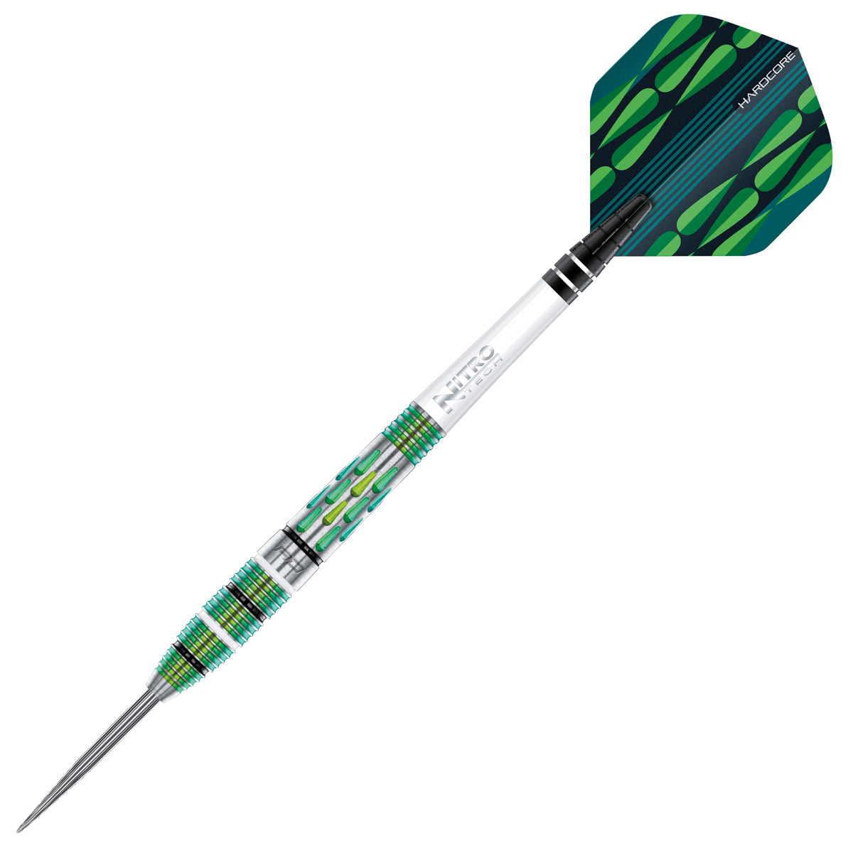 Detailed angle highlighting the Artura Screamin' Green barrel design and grip pattern