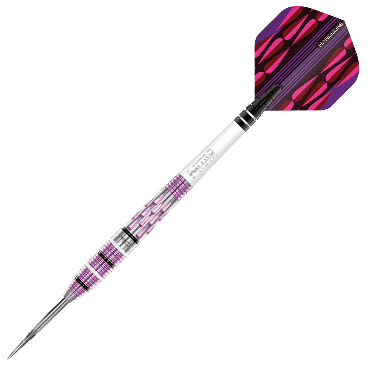 Detailed angle highlighting the Artura Shocking Pink barrel design and grip pattern