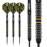 Multiple angle view of the Astraeus Q4X Parallel dart barrel profile and design