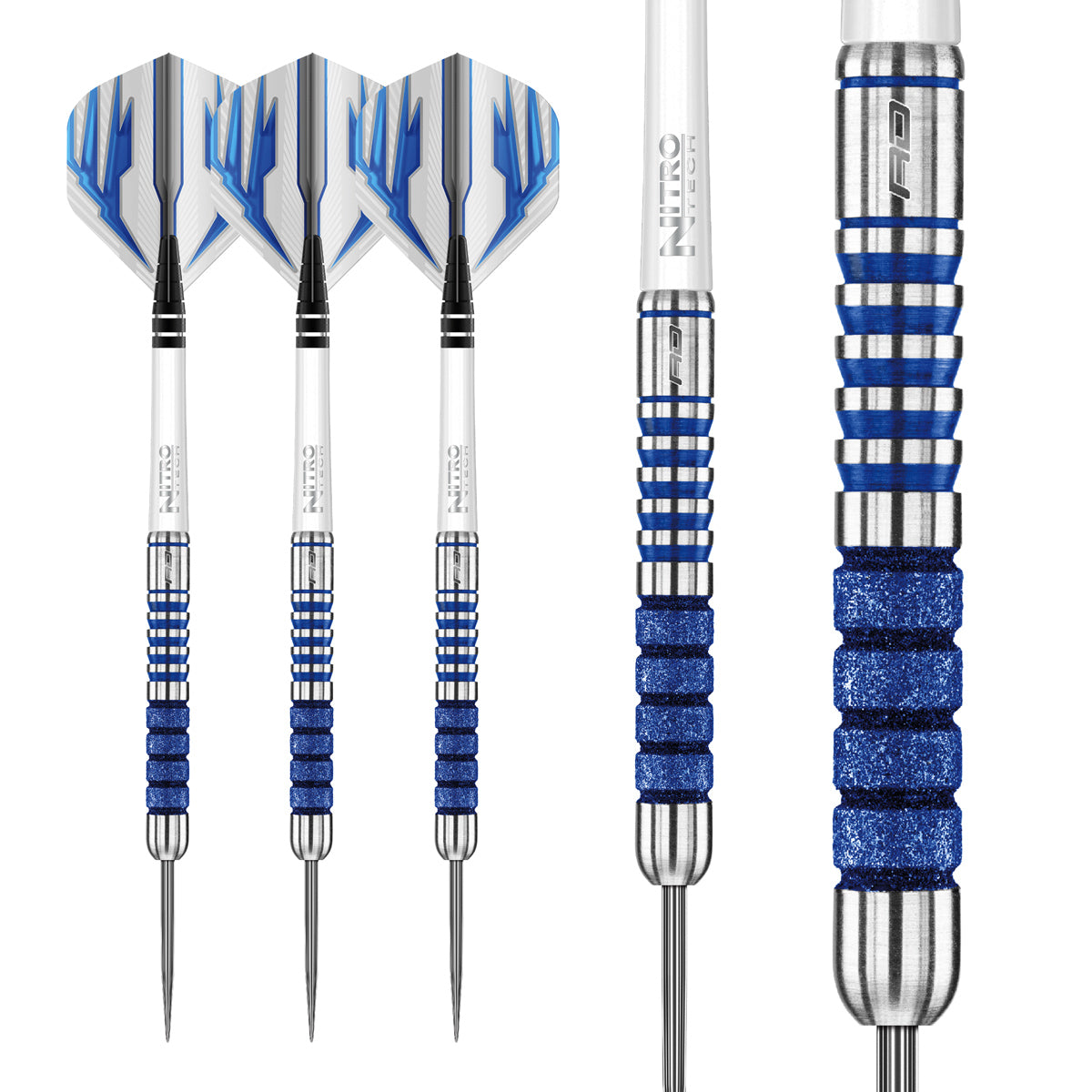 Multiple angle view of the Colin Lloyd Element dart barrel profile and design
