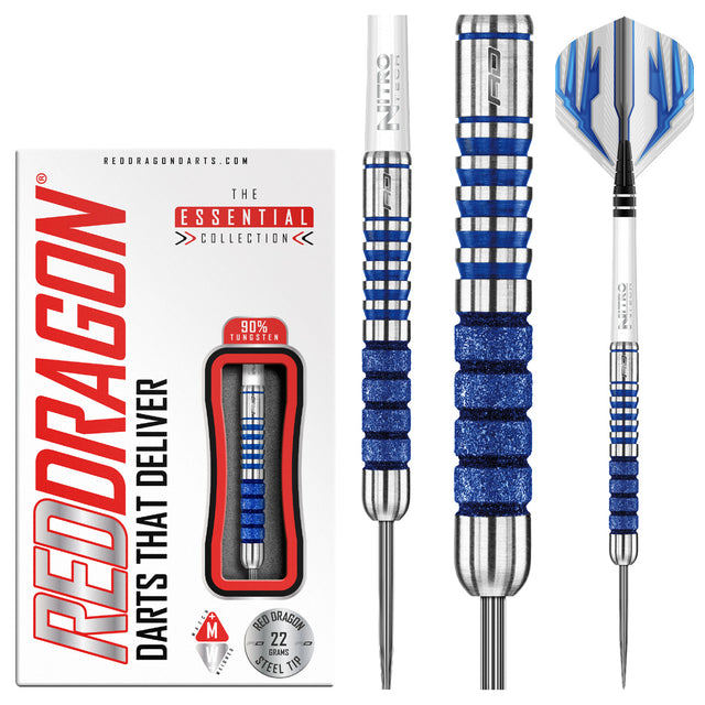 Colin Lloyd Element Steel Tip Darts product image showing the complete dart set, packaging and accessories