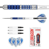 Contents of the Colin Lloyd Element darts box including flights, shafts and accessories