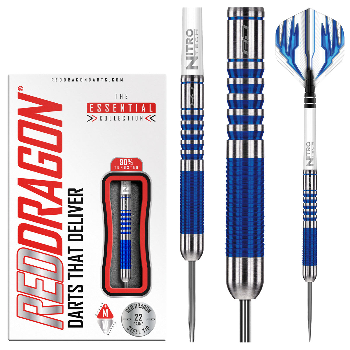 Colin Lloyd Steel Tip Darts product image showing the complete dart set, packaging and accessories