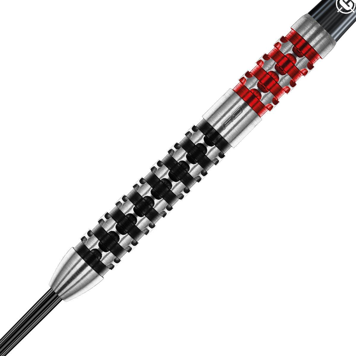 Close up view of the Crossfire barrel grip and precision machining