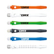 DRX Coated Aluminium Dart Stems main product image showing the stems, packaging, and included contents