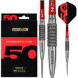 Red Dragon Element 6C Steel Tip Darts main product image showing the darts, packaging, flights, shafts, and included accessories