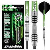 Featherlite 1 Steel Tip Darts product image showing the complete dart set, packaging and accessories