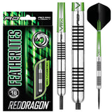 Featherlite 7 Steel Tip Darts product image showing the complete dart set, packaging and accessories