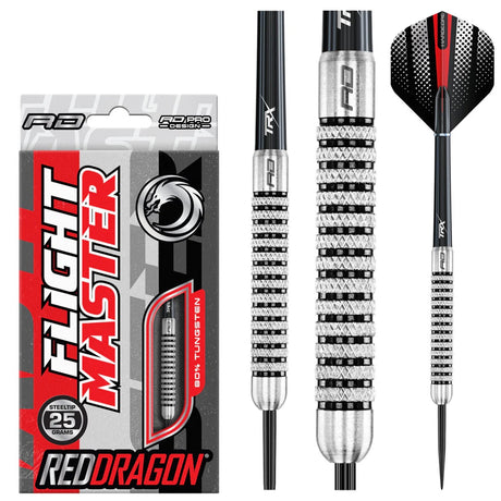 Fury 2 Steel Tip Darts product image showing the complete dart set, packaging and accessories