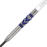 Close up view of the Gerwyn Price Avalanche Pro barrel grip and precision machining