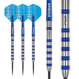 Multiple angle view of the Gerwyn Price Iceman Challenger dart barrel profile and design