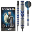 Gerwyn Price Iceman Midnight Edition Steel Tip Darts main product image showing the darts, packaging, flights, shafts, and included accessories