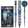 Gerwyn Price Iceman Midnight Edition Steel Tip Darts main product image showing the darts, packaging, flights, shafts, and included accessories