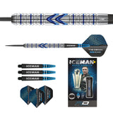 Gerwyn Price Iceman Midnight Edition Steel Tip Darts image displaying everything included inside the box