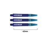 Gerwyn Price Iceman Nitro Ionic Dart Stems Blue Medium length variant image