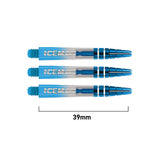 Gerwyn Price Iceman Nitro Ionic Dart Stems Blue White Intermediate length variant image