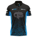 Red Dragon Gerwyn Price Signature Polo front view image showing the complete polo design, colours, and sponsor logos