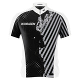 Red Dragon Gian van Veen 50 Years Limited Edition Dart Shirt front view image showing the complete shirt design, colours, anniversary graphics, and sponsor logos