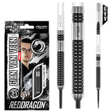Gian van Veen Axis SE Steel Tip Darts main product image showing the darts, packaging, flights, shafts, and included accessories