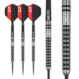 Multiple angle view of the Gian van Veen dart barrel profile and design