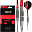 Red Dragon Grizzly 2 Steel Tip Darts main product image showing the darts, packaging, flights, shafts, and included accessories