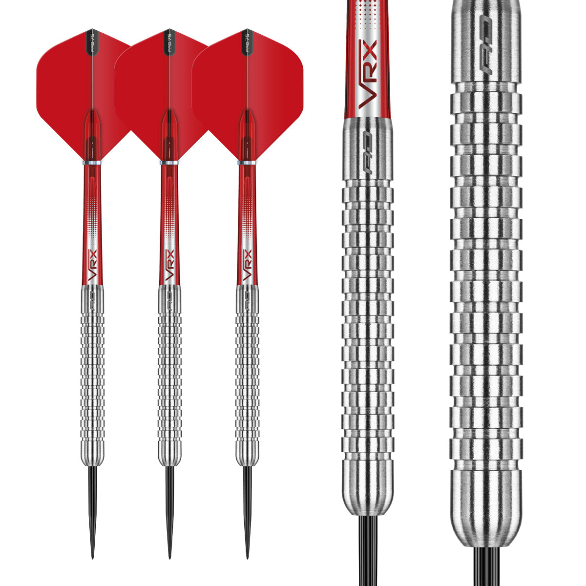 Multiple angle view of the Hell Fire A dart barrel profile and design