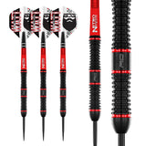 Jason Watt Steel Tip Darts complete dart overview image showing the full barrel profile and design from multiple angles