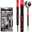 Jason Watt Steel Tip Darts main product image showing the darts, packaging, flights, shafts, and included accessories