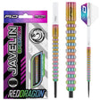 Javelin Spectron Steel Tip Darts product image showing the complete dart set, packaging and accessories
