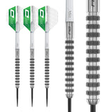 Javelin Speedline Steel Tip Darts complete dart overview image showing the full barrel profile and design from multiple angles