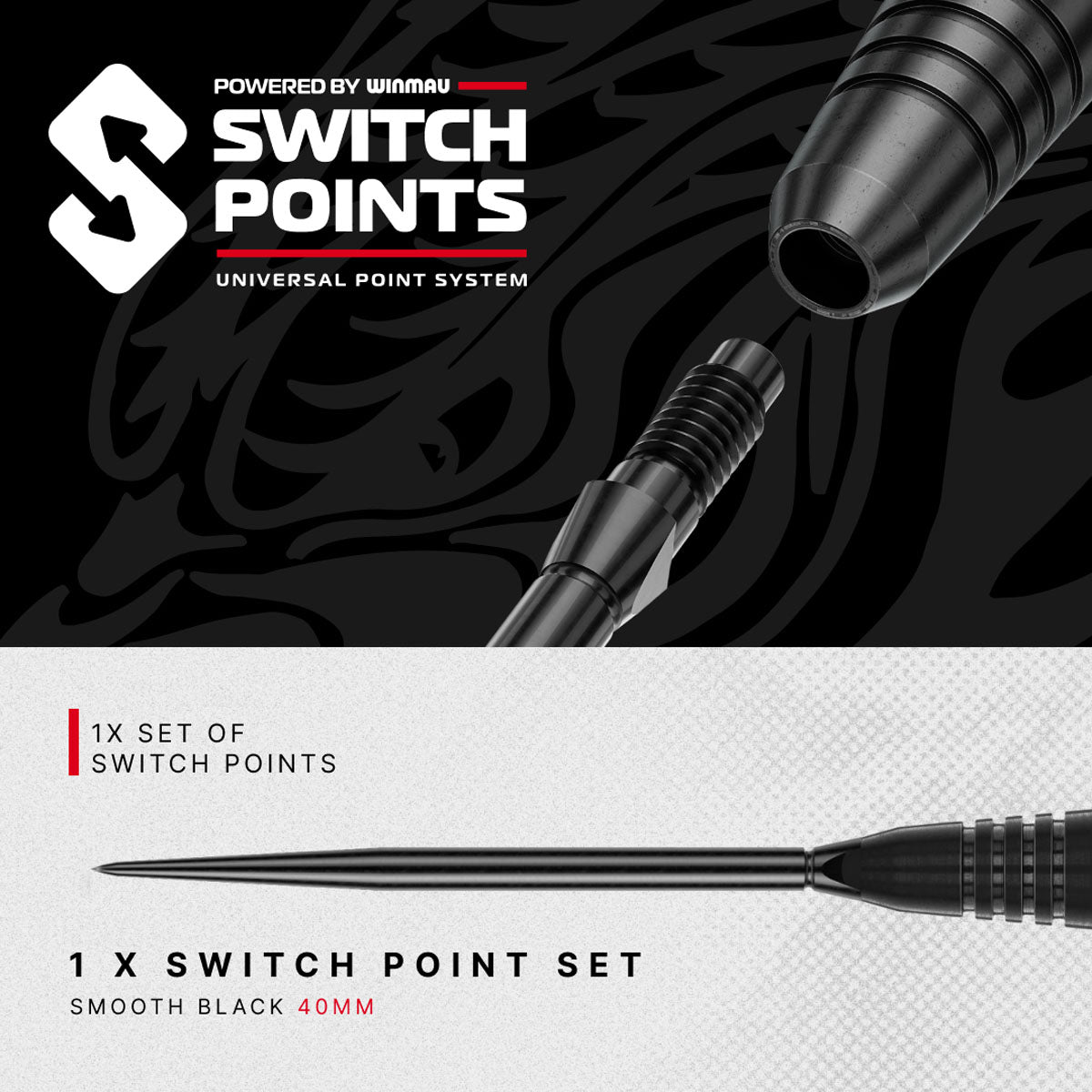 Red Dragon Jonny Clayton RD-ADV Switch Point 90% Tungsten Steel Tip Darts