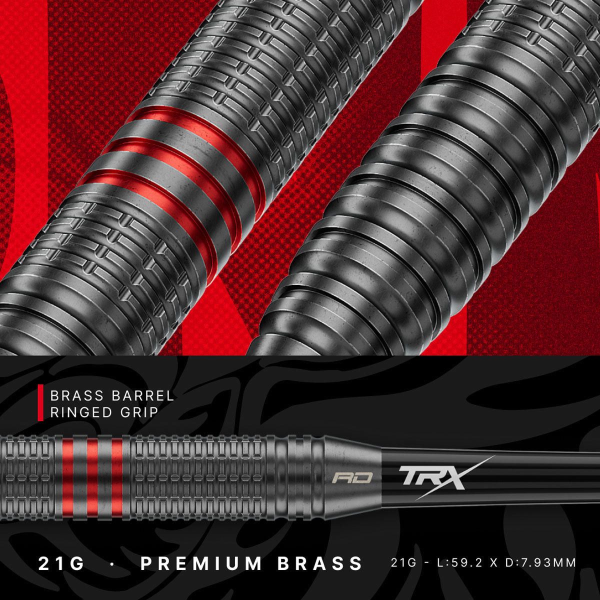 Red Dragon Jonny Clayton Core Brass Steel Tip Darts