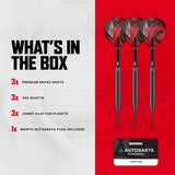Red Dragon Jonny Clayton Core Brass Steel Tip Darts